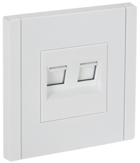 FORTE&PIANO Розетка компьютерная двойная RJ45 кат.6 FP234 белый