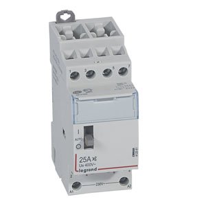 Legrand CX3 Контактор 230V 4НО 25А б/ш.руч.