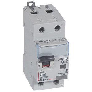 Legrand DX3 Дифференциальный автоматический выключатель 1P+N 10А (С) 30MA-A