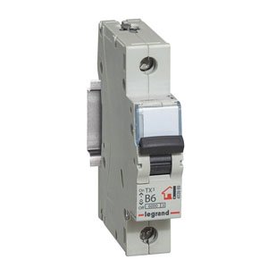 Legrand TX3 Автоматический выключатель 1P 6A (B) 6000