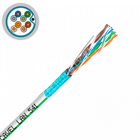 CAVEL Кабель F/UTP 4р. cat 5е PVC экранированный