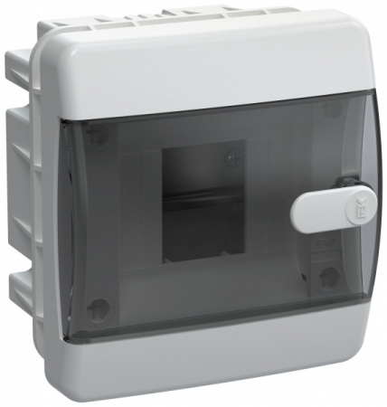 IEK UNION Compact Корпус пласт. ЩРВ-П-4 IP41 черн. пр. дв.