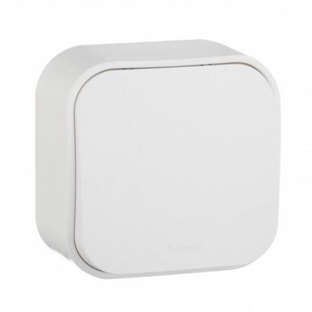 Legrand Quteo Белый Кнопка 1-клавишная 6А