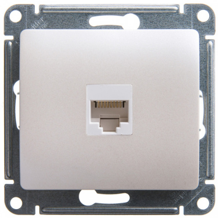 SE Glossa Перламутр Розетка компьютерная RJ45 кат.5E