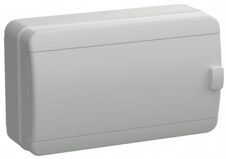 IEK TEKFOR Корпус пластиковый КМПн-12 IP65 серая непрозрачная дверь IEK