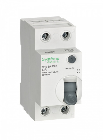 SE City9 Set ВДТ 63А 2P 100мА A-S 230В