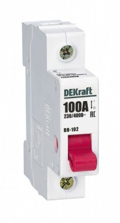DEKraft ВН-102 Рубильник 1Р 100А