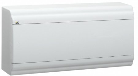 IEK PRIME Корпус пластиковый навесной ЩРН-П-18 белый/белая дверь IP41