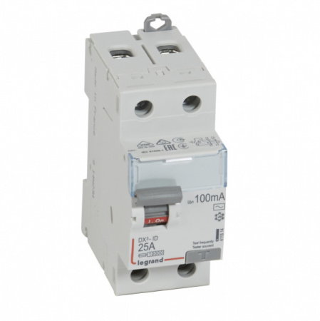 Legrand DX3 УЗО 2P 25А 100мА-AC