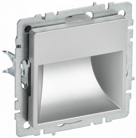 IEK BRITE BASE Алюминий Подсветка LED встраиваемая ПЛ20-БрА