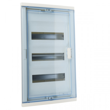 Legrand Nedbox Шкаф встраиваемый 36+6М прозрачная син. дверь