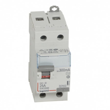 Legrand DX3 УЗО 2P 25А 300мА-AC