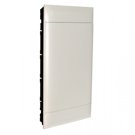 Legrand Practibox S Пластиковый щиток Встраиваемый (в полые стены) 4X18 Белая дверь