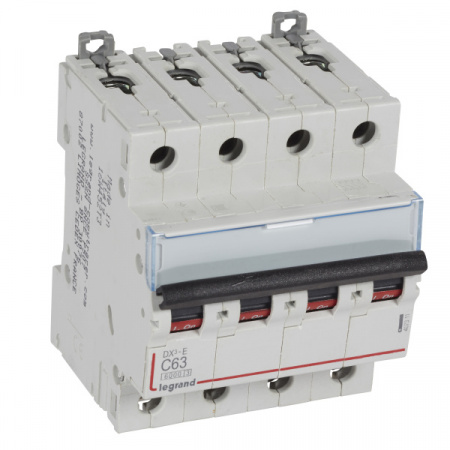 Legrand DX3-E Автоматический выключатель 4P 63А (С) 6000/6kA