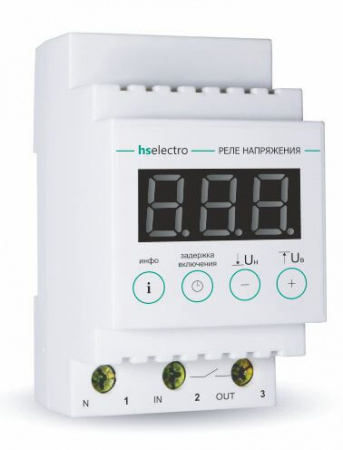 HS Electro Реле напряжения УКН-63с