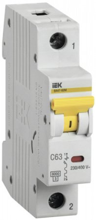 IEK Выключатель автоматический ВА47-60M 1Р 63А 6кА С