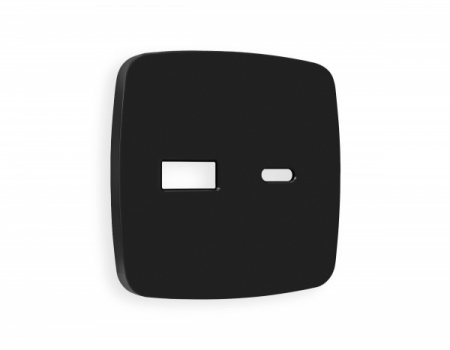 AMBRELLA Лицевая панель OMEGA Черный мат. для роз. 2USB тип A+C QUANT
