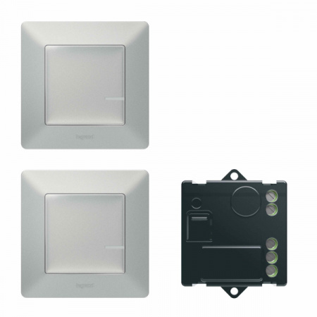 Legrand NETATMO Valena LIFE Алюминий Пакет управления освещением с двух мест