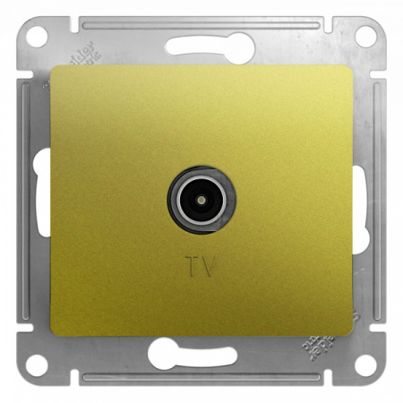 SE Glossa Фисташковая Розетка TV, механизм