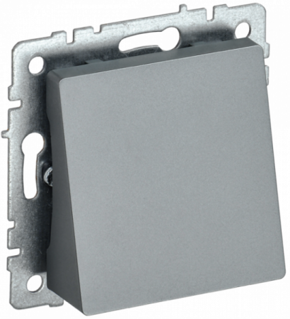 IEK BRITE BASE Сталь Вывод кабеля МВ10-БрС