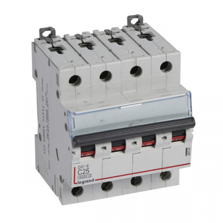 Legrand DX3-E Автоматический выключатель 4P 25А (С) 6000/6kA