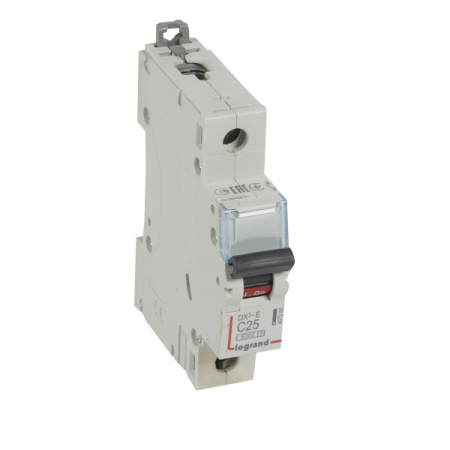 Legrand DX3-E Автоматический выключатель 1P 25А (С) 6000/6kA