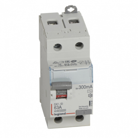 Legrand DX3 УЗО 2P 63А 300мА-AC