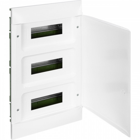 Legrand Practibox S Пластиковый щиток Встраиваемый (в полые стены) 3X12 Белая дверь