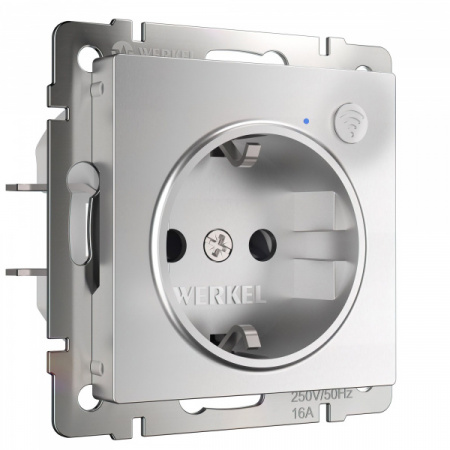 Werkel Smart Розетка Wi-Fi (серебряный) W1171606