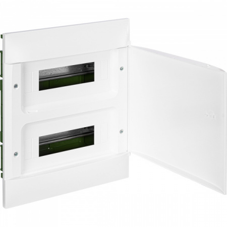 Legrand Practibox S Пластиковый щиток Встраиваемый (в полые стены) 2X12 Белая дверь
