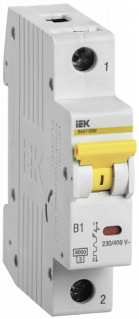 IEK Выключатель автоматический ВА47-60M 1Р 3А 6кА D