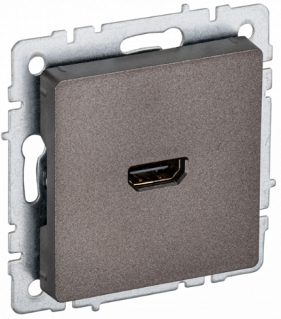 IEK BRITE BASE Темн.бронза Розетка HDMI РHDMI-0-БрТБ
