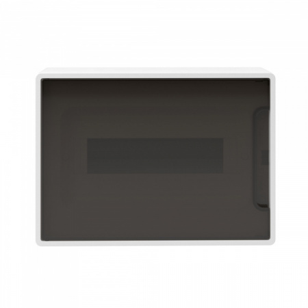DKC FRAME Щиток 12 мод настенный, белый, с тонированной дверцей, с 2 шинами  PEN