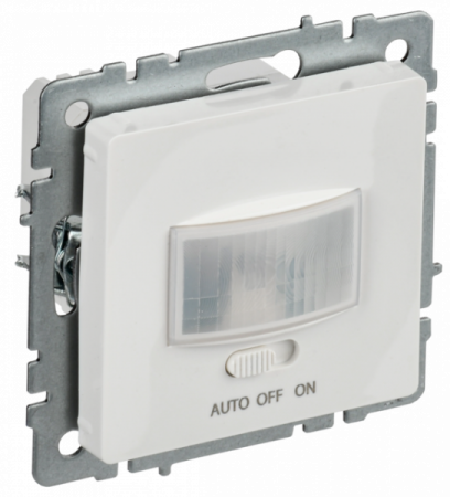 IEK BRITE BASE Белый Датчик движения ДС10-1-БрБ