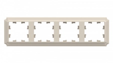 SE AtlasDesign Antique Бежевый Рамка 4-ая, универсальная
