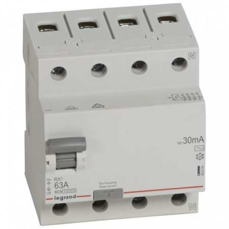 Legrand RX3 УЗО 4P 30мА 63А (AC)