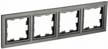 IEK BRITE BASE Темн.бронза Рамка 4-м РУ-4-БрТБ