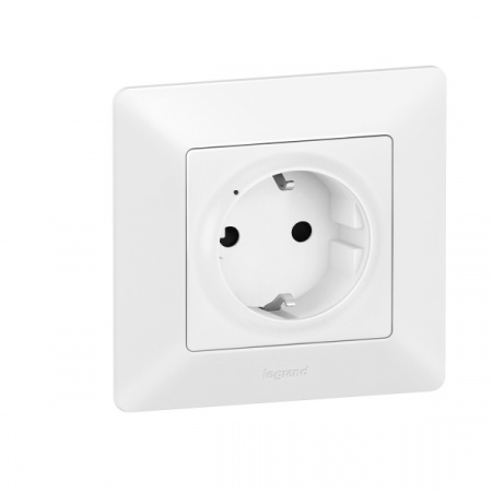 Legrand NETATMO Valena LIFE Бел розетка 2К+З 16А умная
