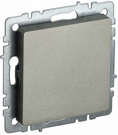 IEK BRITE BASE Шампань Заглушка c суппортом МЗ10-БрШ