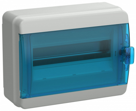 IEK TEKFOR Корпус пластиковый КМПн-12 IP65 синяя прозрачная дверь IEK