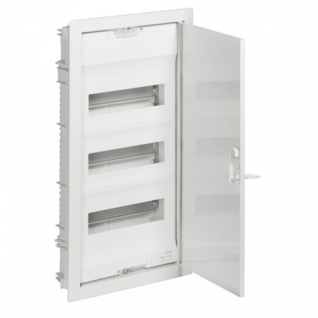 Legrand Nedbox Шкаф встраиваемый 36+6М метал. белая дверь