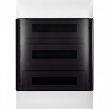 Legrand Practibox S Пластиковый щиток Встраиваемый (в полые стены) 3X18 Дымчатая дверь
