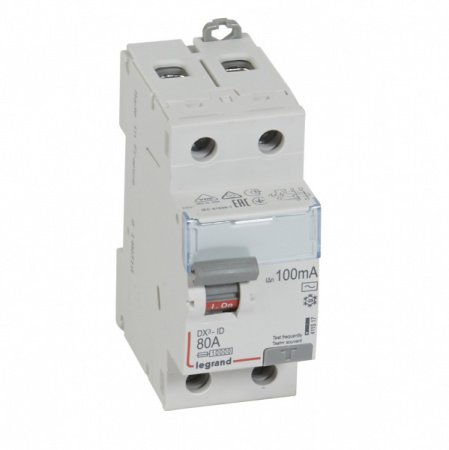 Legrand DX3 УЗО 2P 80А 100мА-AC