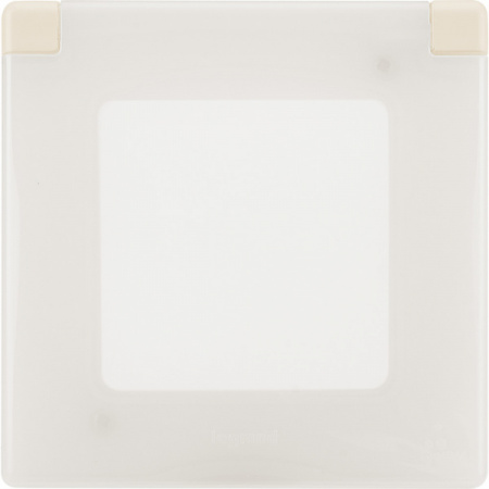 Legrand INSPIRIA Слоновая кость Рамка с защитной крышкой IP 44