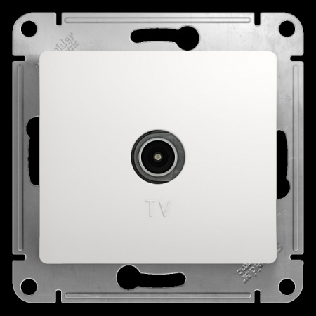 SE Glossa Бел TV Розетка одиночная 1DB