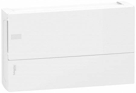 SE RESI9 MP (Mini Pragma) Щит навесной 1ряд/18 модулей белая дверь