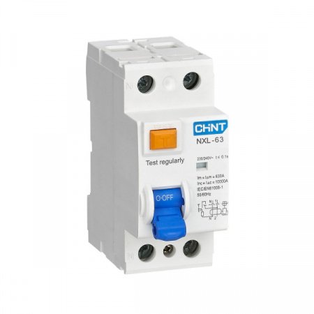 CHINT УЗО NXL-63 6kA 1P+N 40A 30mA AC (R)