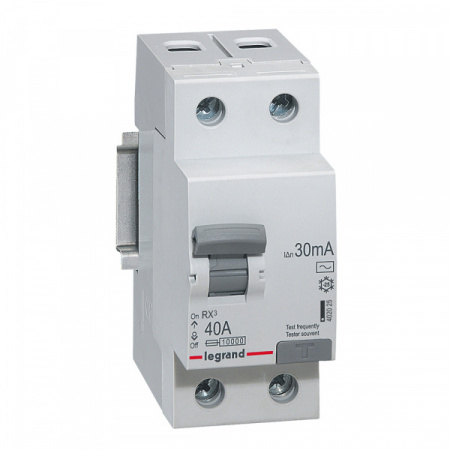 Legrand RX3 УЗО 2P 30мА 40А (AC)
