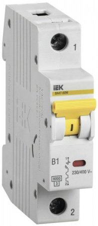 IEK Выключатель автоматический ВА47-60M 1Р 10А 6кА B
