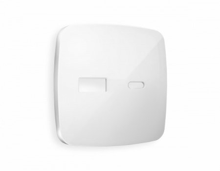 AMBRELLA Лицевая панель OMEGA Белый глянец для роз. 2USB тип A+C QUANT